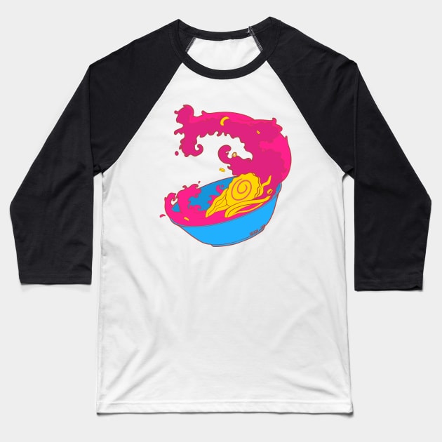 Pride Noodles - Pansexual Baseball T-Shirt by Hayde